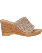 Onex For Jildor Bianca-2 Slide Sandal Natural Straw - Lyst