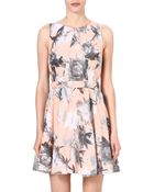 French Connection Lily Collage Voile Dress - Lyst