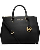 Michael Kors Sutton Saffiano Leather Large Satchel - Lyst