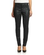Nydj Wax Coated Printed Jeans - Lyst