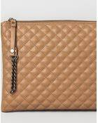 Pull&Bear Quilted Clutch - Lyst