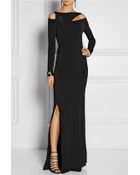 Donna Karan New York Cutout Stretch-Jersey Gown - Lyst