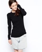 Cheap Monday Long Sleeved Top with Back Detail - Lyst