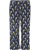 Equipment Landon Printed Washed-Silk Straight-Leg Pants - Lyst