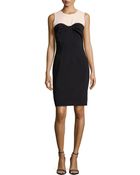 Michael Kors Tissue Crepe Bustier Dress - Lyst
