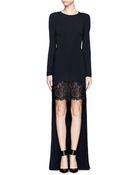 Stella McCartney Highlow Lace Hem Gown - Lyst
