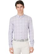 Calvin Klein Ombre Plaid Sport Shirt - Lyst