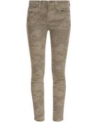 Current/Elliott Stiletto Army Camo Jean - Lyst