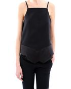 Violante Nessi Top Nero - Lyst