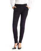 Hugo Boss Aneele | Slim Fit, Faux Leather-Trimmed Dress Pants - Lyst