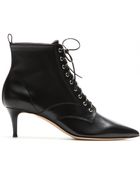 Gianvito Rossi Leather Ankle Boots - Lyst