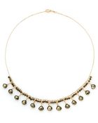 Saks Fifth Avenue Pyrite & 14K Yellow Gold Necklace - Lyst
