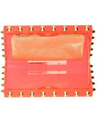 Charlotte Olympia Naughty Pandora Transparent Clutch - Lyst
