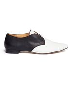 Pedder Red Leather Oxford Slip-Ons - Lyst