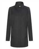 Jaeger Wool Funnel Neck Coat - Lyst