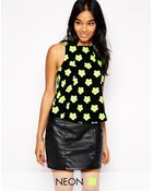 AX Paris Daisy Sleeveless Top - Lyst