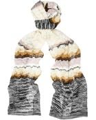 Missoni Striped Crochet-Knit Scarf - Lyst