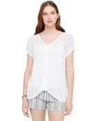 Club Monaco Janine Poncho Sweater - Lyst