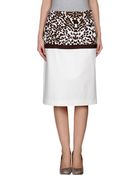 Class Roberto Cavalli Knee Length Skirt - Lyst