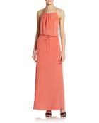 Pjk Patterson J. Kincaid Carter Silk Maxi Dress - Lyst