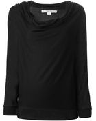 Anne Valerie Hash Draped Neck Top - Lyst
