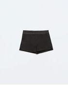 Zara Shorts With Waistband - Lyst