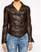 Muubaa Monteria Leather Biker Jacket - Lyst