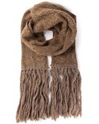 Humanoid Fringed Scarf - Lyst