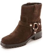 Michael Kors Macey Flat Short Boots - Chocolate - Lyst