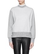 Sandro 'Toya' Colourblock Melangé Sweatshirt - Lyst