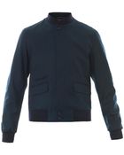 Alexander McQueen Wool Bomber Jacket - Lyst