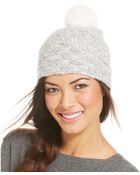 Echo Balmoral Boucle Hat with Faux Fur Pom Pom - Lyst