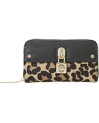 Dune Kadlocklep Pony Leopard Print Handbag - Lyst