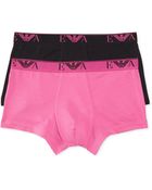 Emporio Armani Men'S Stretch-Cotton Trunks 2-Pack - Lyst