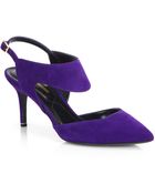 Nicholas Kirkwood Suede Cutout Pumps - Lyst