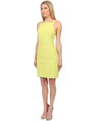 4.collective Basket Weave Square Neck Dress - Lyst
