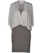 Helmut Lang Short Dress - Lyst