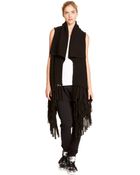 DKNY Pure Fringe Cardigan - Lyst