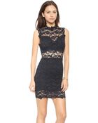 Nightcap Dixie Lace Cutout Dress - Charcoal - Lyst