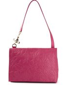 Vivienne Westwood Floral Embossed Shoulder Bag - Lyst