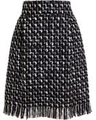 Lanvin Tweed Pencil Skirt - Lyst