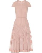 Temperley London Romy Meshpaneled Silkgeorgette Dress - Lyst