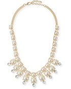 Jules Smith Faux-Pearl Crystal Necklace - Lyst