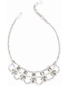 Ann Taylor Stone Statement Necklace - Lyst
