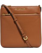 Michael Kors Riley Small Pebbled-Leather Crossbody - Lyst