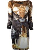 Philipp Plein Printed Dress - Lyst