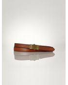 Polo Ralph Lauren Plaque-Buckle Leather Belt - Lyst