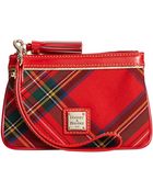 Dooney & Bourke Tartan Medium Wristlet - Lyst