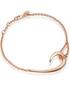 Shaun Leane Rose Gold Hook Bracelet - Lyst