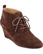 Nine West Illusion Wedge Booties - Lyst